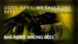 Good News: We Saved The Bees! Bad News: The Wrong Bees
