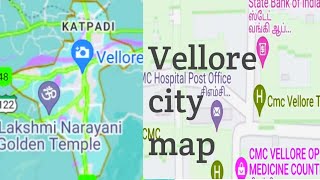 Vellore city map[India ]Vellore #Location