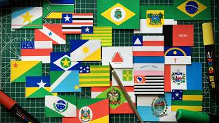 All Brazilian State Flags Drawing Collection 🇧🇷