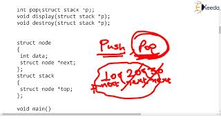 Stack using Link List Part 3 | Stack and Queue | Data Structure Using C