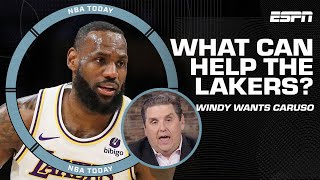 Windy on Lakers 🗣️ 'NO ONE wants the players THEY WOULD TRADE!' 😳 Should Caruso return? | NBA Today