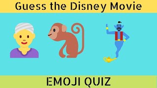 Guess The Disney Movie By The Emojis | Emoji Quiz | #quiz #quizmaster #quizmonster #7secondriddles