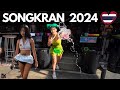 [4K] 💦 SONGKRAN 2024 SOI6 PATTAYA | Water Festival Thailand | No Talk