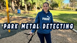 Park Metal Detecting with Christine PROVES Anyone Can Find Treasure!