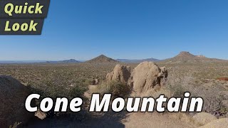 Quick Look: Cone Mountain Trail Loop Hike - Scottsdale, Arizona