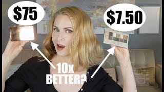 $75 vs $7.50 PALETTES | 10X BETTER? | skip2mylou