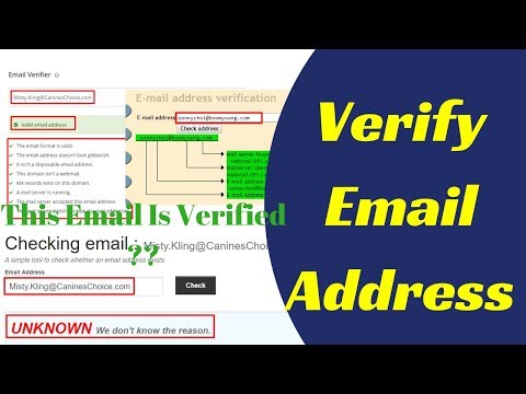 How to Verify Email Address Online | Check Email Address 2018 How to Verify Email Address Online | Check Email Address 2018
