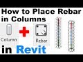 How to Place Rebar in Columns in Revit Tutorial