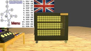 Breaking the Enigma code with the Turing-Welchman Bombe (Step-by-step example)