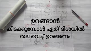 Vasthusasthram//കിടക്കുമ്പോൾ ഏത് ദിശയിൽ തല വെച്ച് ഉറങ്ങണം