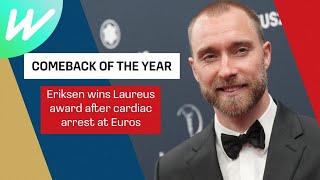 Christian Eriksen wins Laureus 'Comeback of the Year' award | International Football 2022/23