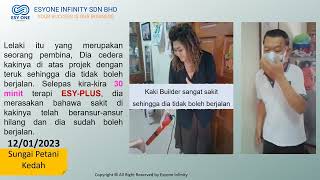 ESYPLUS - Testimoni untuk Kecederaan Kaki