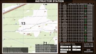 VBS2 2.0 Land Navigation Trainer Instructor Station