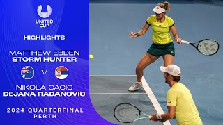 Ebden/Hunter v Cacic/Radanovic Highlights | United Cup 2024 Quarterfinal