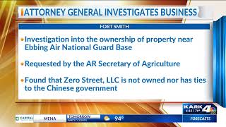 KARK AG Clears Owners of Fort Smith Property Near Ebbing Air National Guard Base 08 14 2024