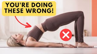 Why You Are Doing Glute Bridges WRONG! Do This Instead