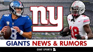 New York Giants News & Rumors on Marvin Harrison Jr., Daniel Jones, Drake Maye &