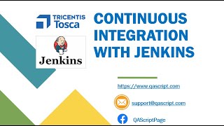 Tosca Tutorial | Lesson 89 - Run Tosca Commander Tasks from Jenkins | CI/CD | DevOps |