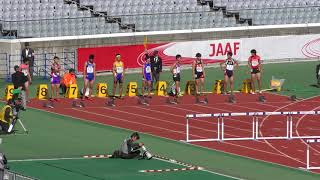 H29　ジュニアオリンピック　B男子110mH　予選6組