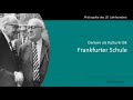 frankfurter schule denken als kulturkritik