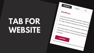 How To Create Tabs With HTML, CSS and JavaScript (Part II)