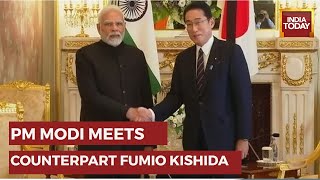 PM Modi Meets Japanese Counterpart Fumio Kishida; PM Modi In Japan To Attend Abe Funeral