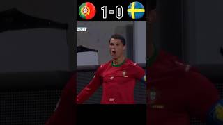 Portugal vs Sweden 3-2 Ronaldo x Ibrahimovic 2014 World Cup Qualifiers #football #youtube #shorts
