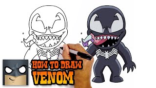 How to Draw Venom | Awesome Step-by-Step Tutorial