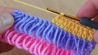 step by step easy finger tassel crochet i love to work easy and flashy / kolay parmak püskül tığ işi