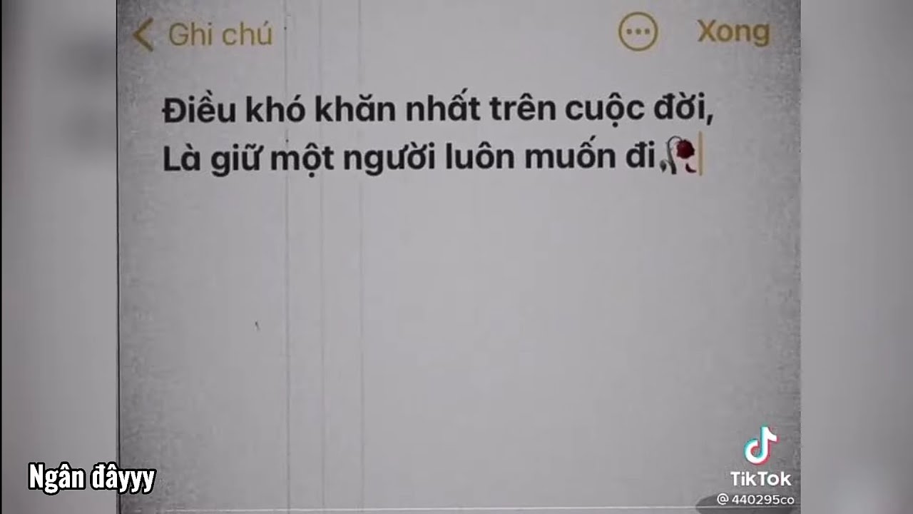 [ Tổng Hợp ] Video Tik Tok Ghi Chú STT Tâm Trạng , Buồn 🥀 | Ngân đâyyy ...