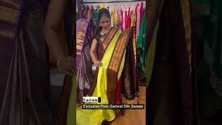 Pure Handloom Gadwal Silk Sarees | Saree No. 3