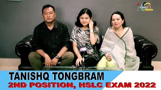 Tanishq Tongbram 2nd Position HSLC Examination 2022     09 JULY 2022