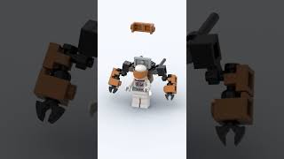 LEGO MOC Mech: Jetpack Exosuit Mark I Building Animation #shorts #legomoc #legomech
