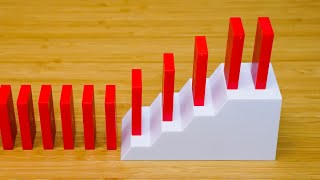 10 Domino Tricks using HALF-BRIDGES (+Tutorial)