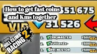 Hill climb racing 2 - New tricks how to get fast Kms and coins together.