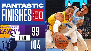 Final 1:34 WILD ENDING Lakers vs Grizzlies 🔥🔥