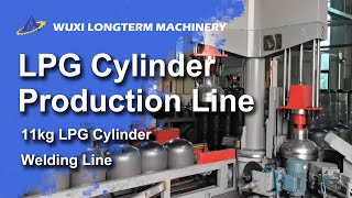 11kg LPG Cylinder Welding Line in Vietnam