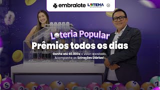 Loteria Popular Embralote | Extração Lotema 12h -  27/12/2024