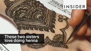 These two sisters are spreading their love for henna