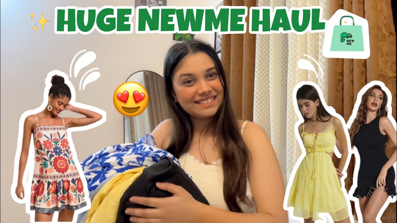 Huge Newme Tryon Haul Vacation Dresses Youtube