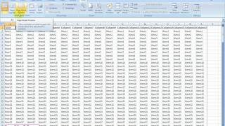 Excel | How do print out a large worksheet on one page using Excel?