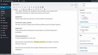 07 WordPress 101 Creating a WordPress Post