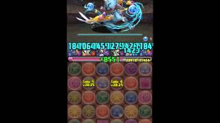 【パズドラ】サタン杯 124,004 海王神・ネプチューン＝ドラゴン PT