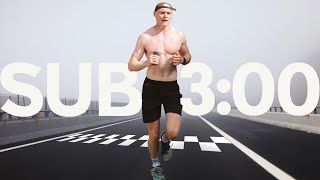 My First Sub 3 Hour Marathon