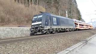 Ein Fahrt in Bahnhof Kufstein in (4K)