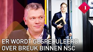 Er wordt gespeculeerd over een breuk binnen de NSC-fractie, volgens Wouter de Winther | Op1