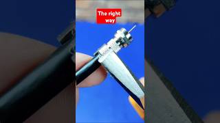 How to connect the TV antenna cable correctly so that the TV screen is clear #diy