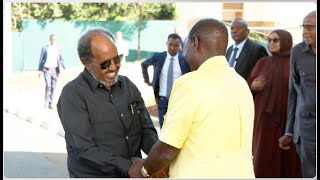 SOMALIA PRESIDENT COURTESY CALL ON PRESIDENT RUTO IN STATEHOUSE NAIROBI!
