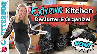 EXTREME Kitchen Declutter and Organization! 😱 😱 😱
