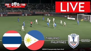 🔴LIVE : Thailand vs Philippines | AFF Championship 2024 | Match Live Now